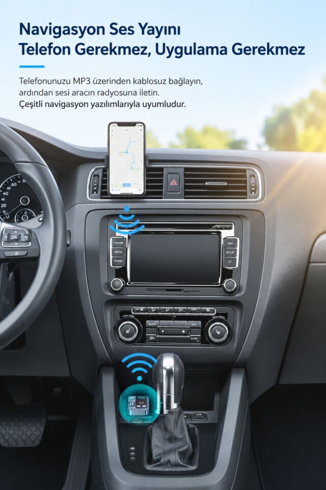 20W PD Hızlı Şarjlı Bluetooth FM Transmitter