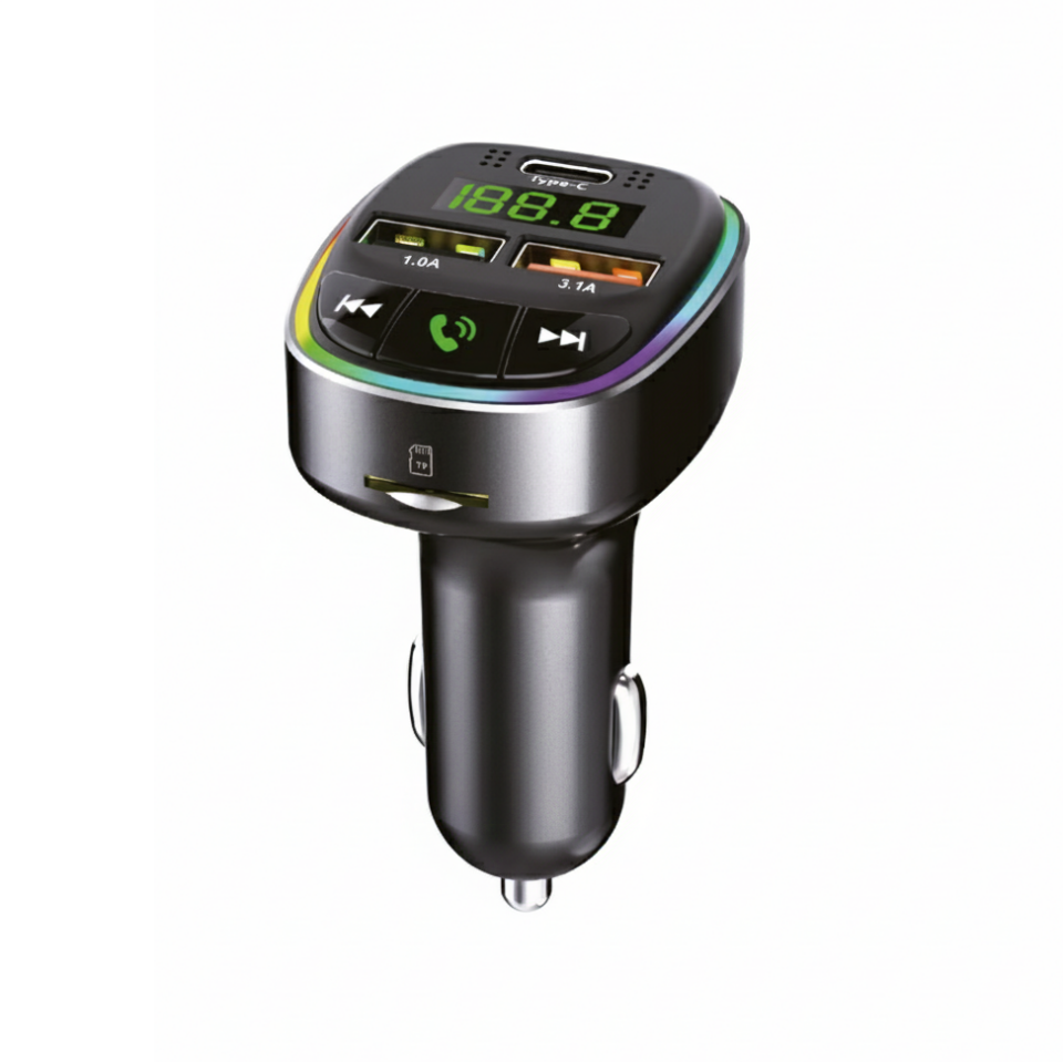 Bluetooth FM Transmitter & Hızlı Araç Şarj Kiti