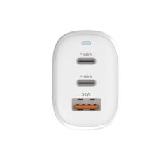 GN-2 (2xUsb-C 1xUsb-A ) 65W GaN3 Pro Süper Hızlı Şarj Başlığı