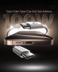PC-45 100W Type-C'den Type-C Kablo