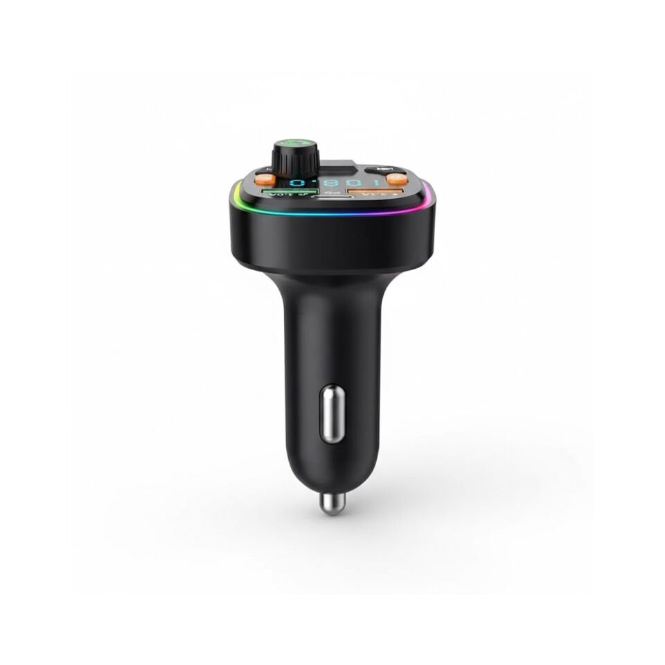 Bluetooth FM Transmitter Araç İçi Hızlı Şarj Adaptörü