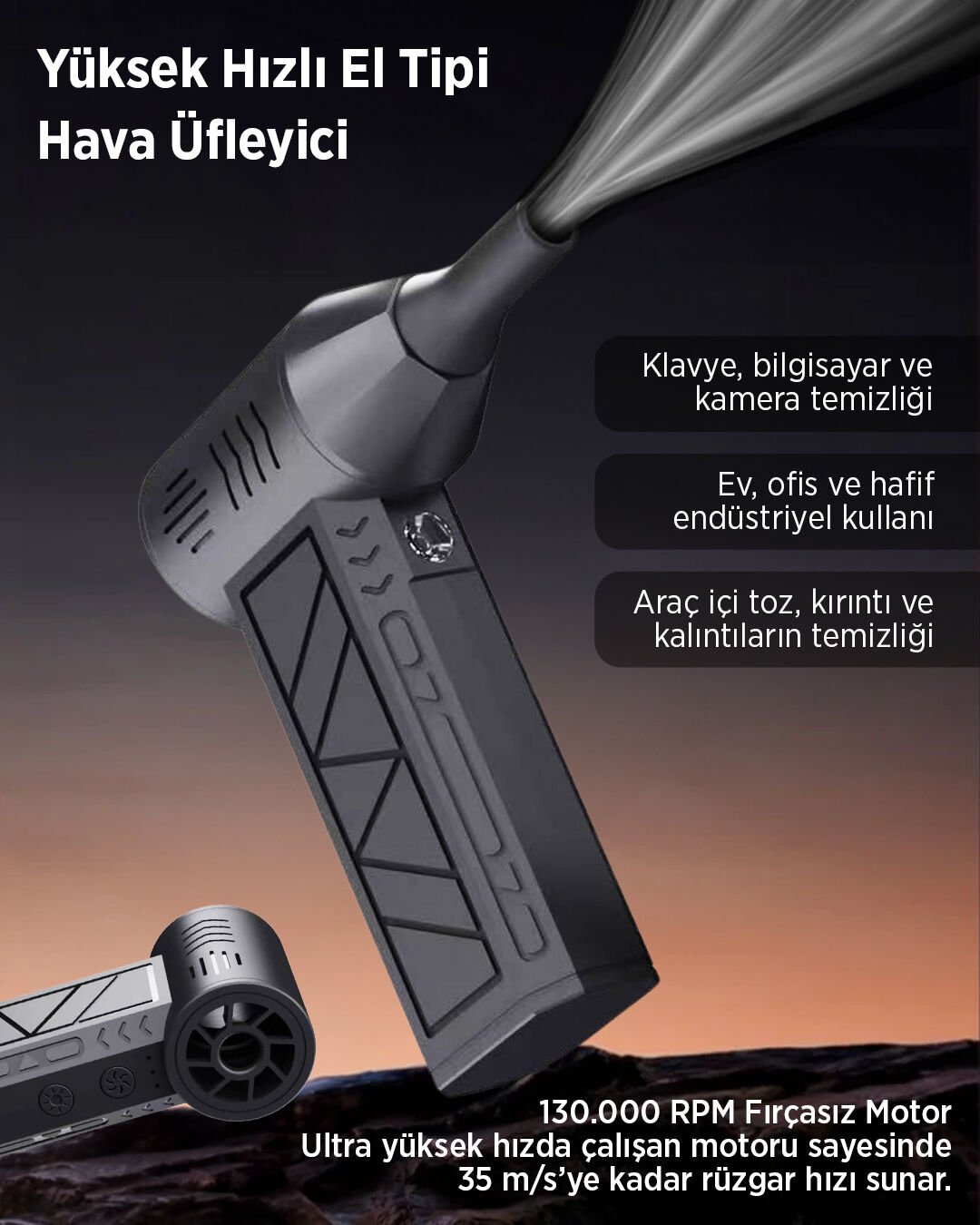 HP-5 El Tipi Hava Üfleyici