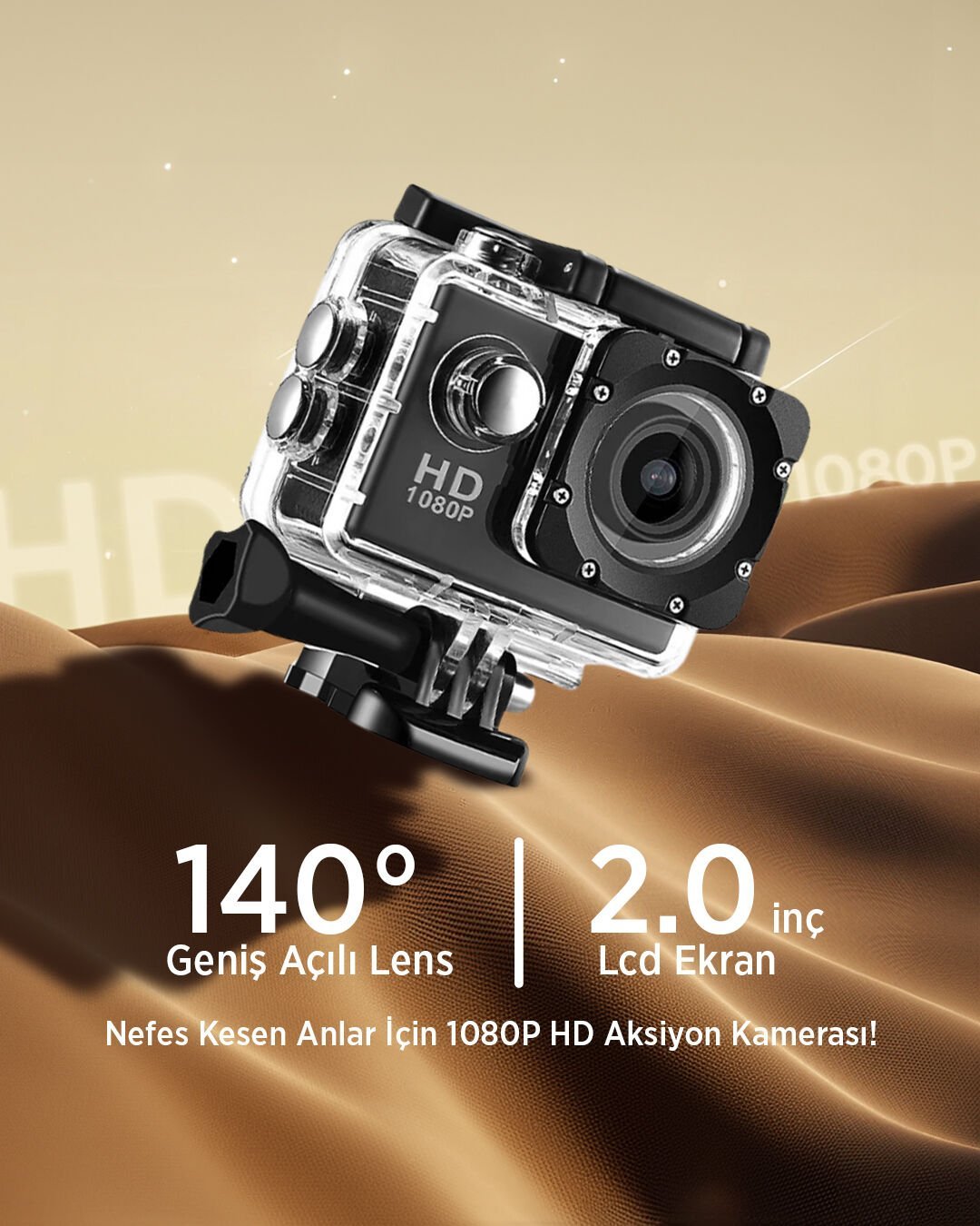 KMR-1 1080P HD Aksiyon Kamerası