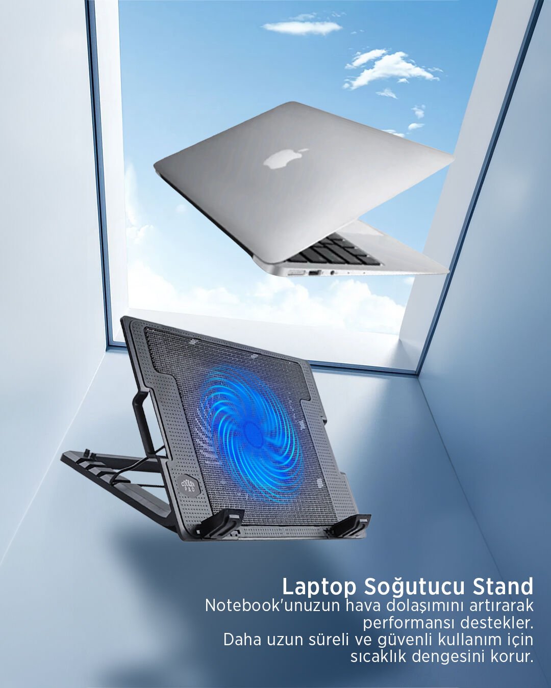 T-119 Notebook Soğutucu Standı