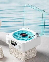 LD-26 Vintage Okyanus Dalgaları Vinil Bluetooth Hoparlör