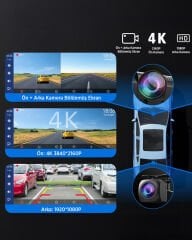 KCR-1 Kablosuz CarPlay & Android Auto Araç Kamerası