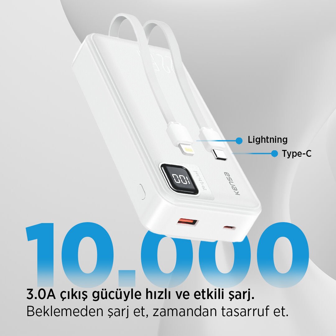 KP-86 10.000 mAh Powerbank