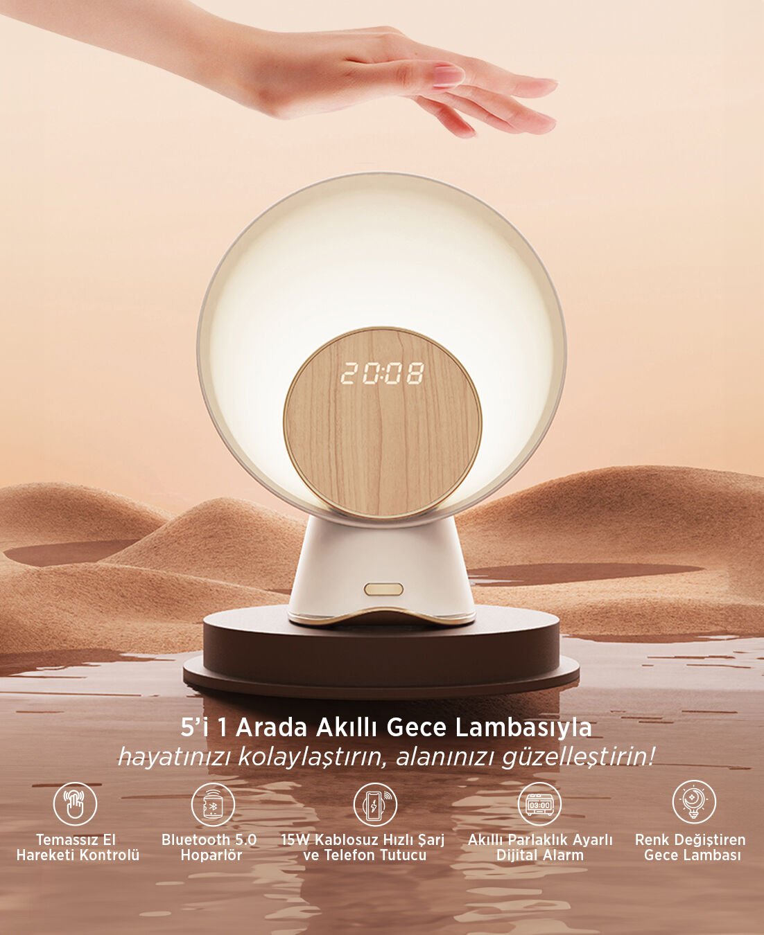 LD-27 5'i 1 Arada LED Gece Lambası