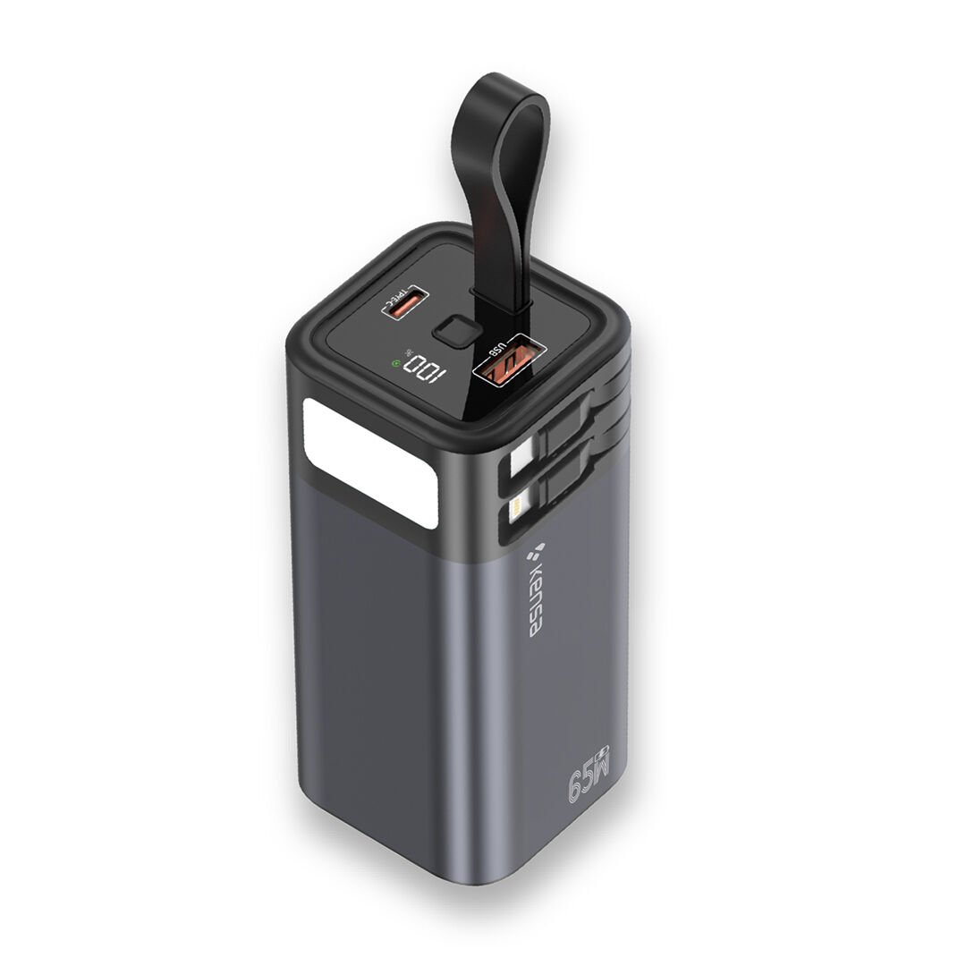65W PD 20.000mAh Süper Hızlı Şarj Powerbank