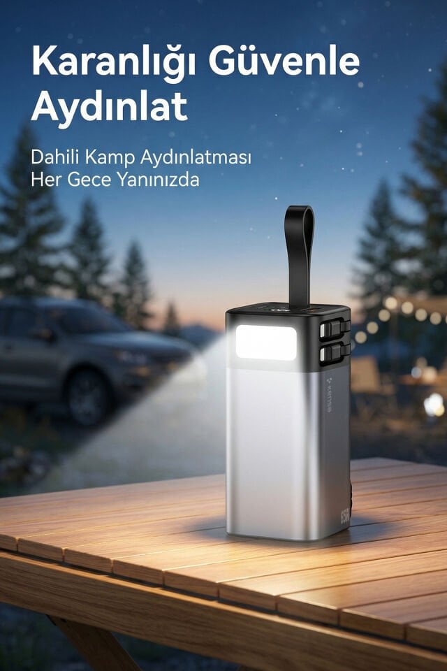 65W PD 20.000mAh Süper Hızlı Şarj Powerbank