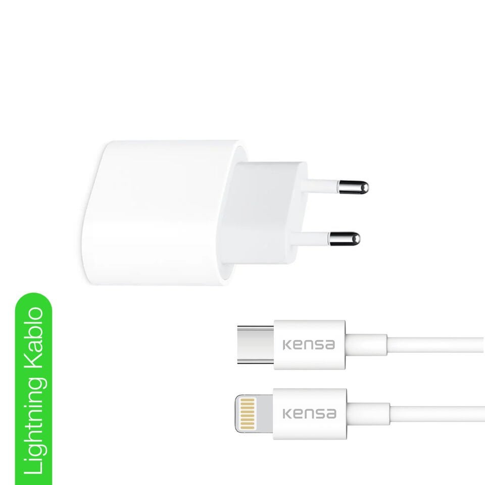 PD 27W Lightning Şarj Başlığı + Kablo
