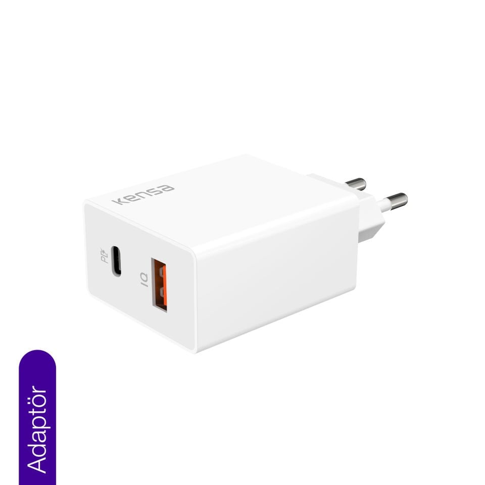 PD 50W Çift Çıkışlı Şarj Başlığı