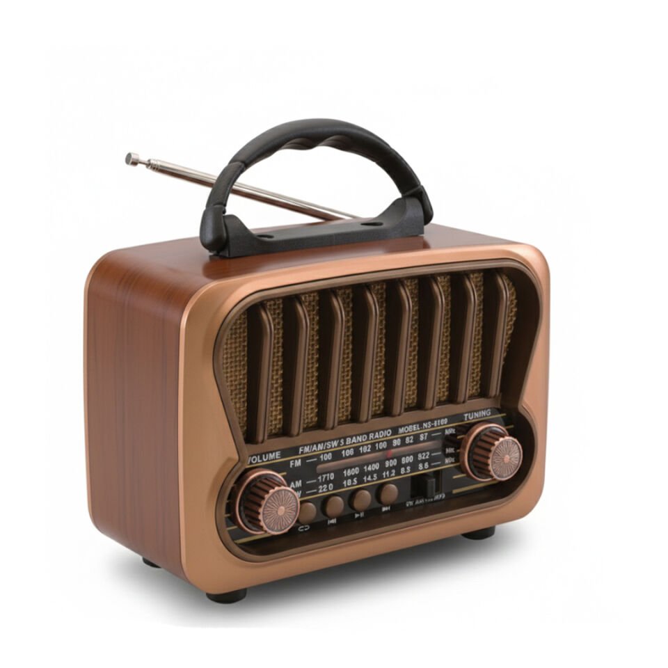 Taşınabilir FM/AM/SW Bluetooth Nostaljik Speaker