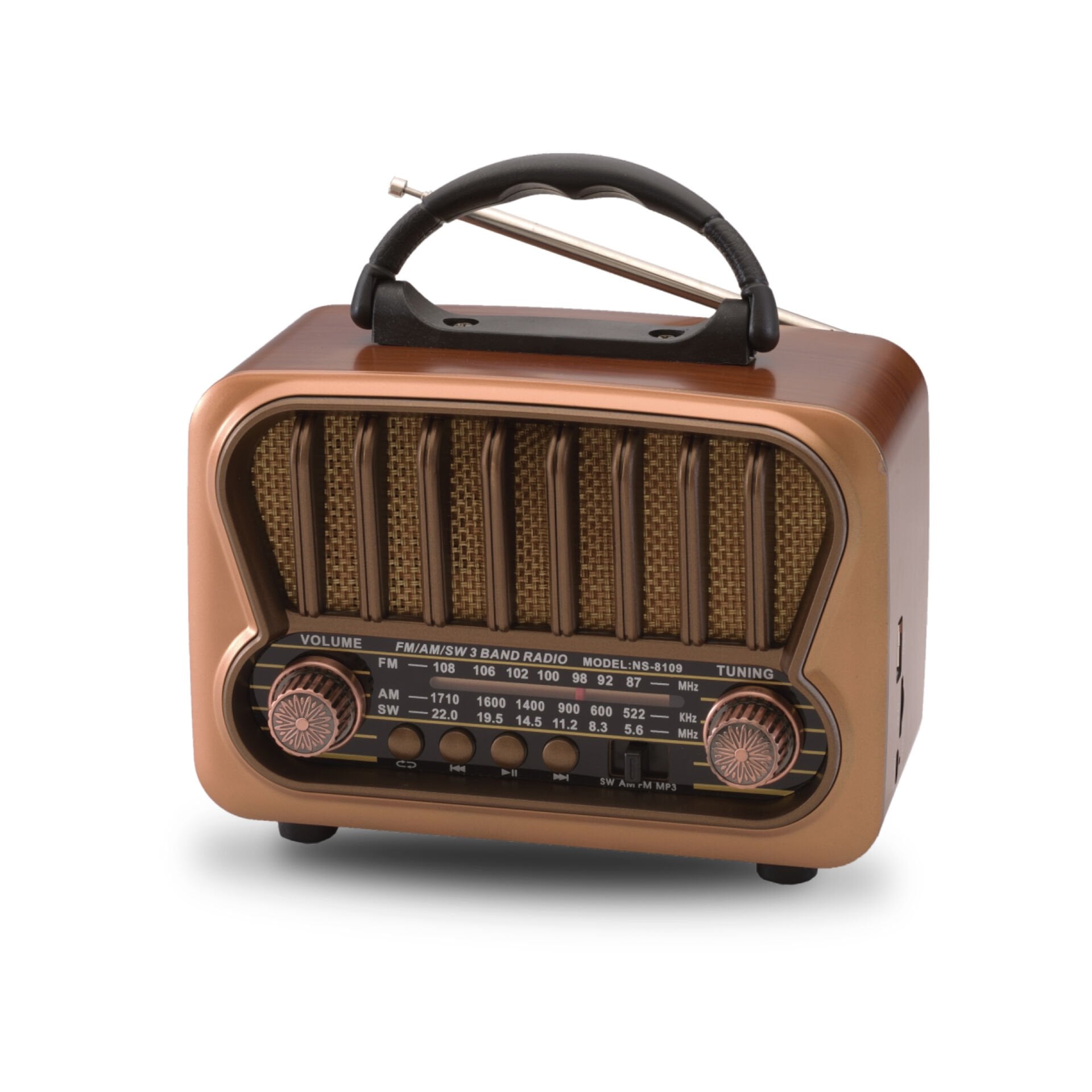 Taşınabilir FM/AM/SW Bluetooth Nostaljik Speaker