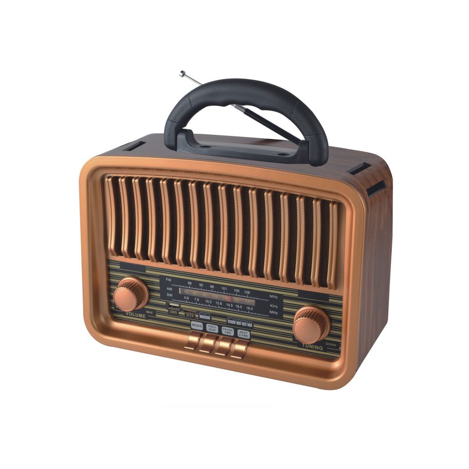 Taşınabilir FM/AM/SW Bluetooth Nostaljik Speaker