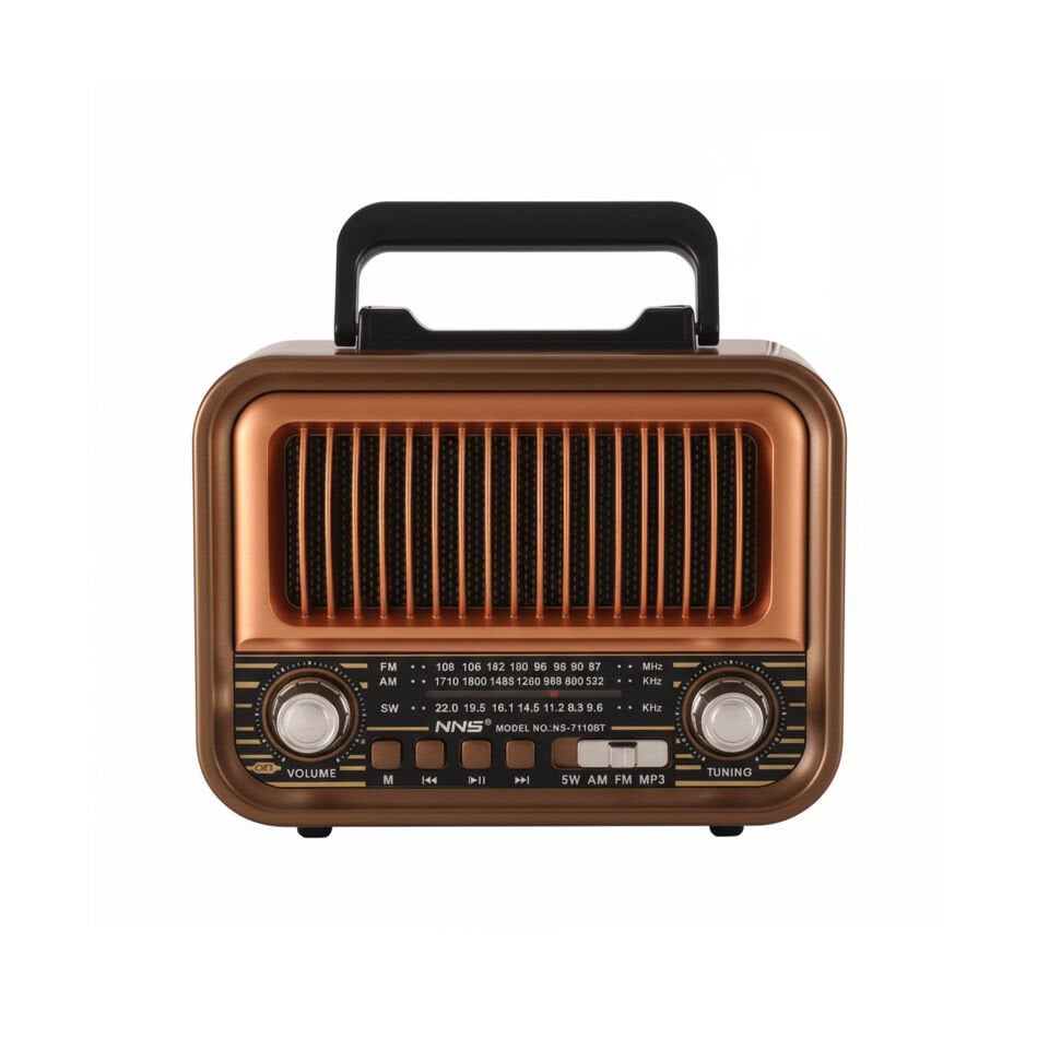 Taşınabilir FM/AM/SW Bluetooth Nostaljik Speaker