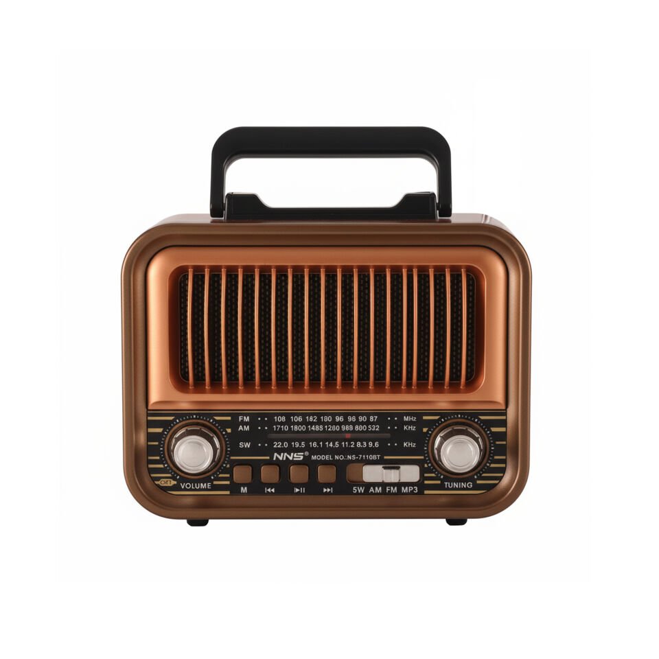 Taşınabilir FM/AM/SW Bluetooth Nostaljik Speaker