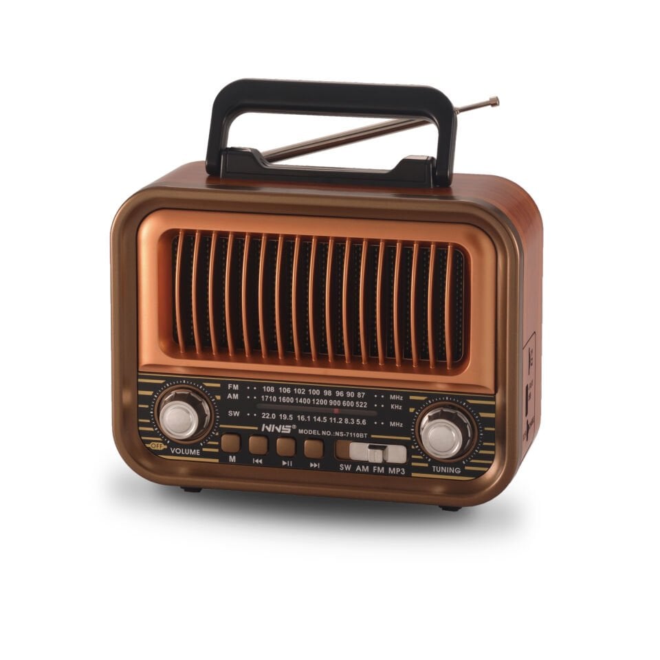 Taşınabilir FM/AM/SW Bluetooth Nostaljik Speaker