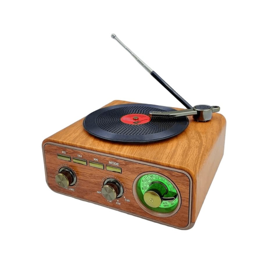 Taşınabilir FM/AM/SW Bluetooth Nostaljik Speaker