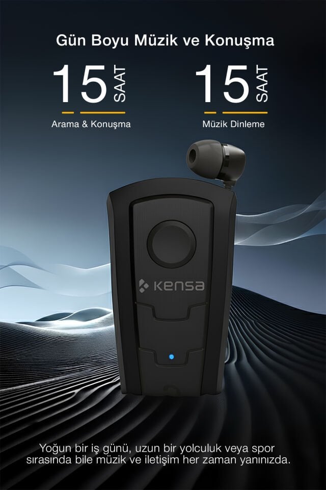 Makaralı Bluetooth Kulaklık