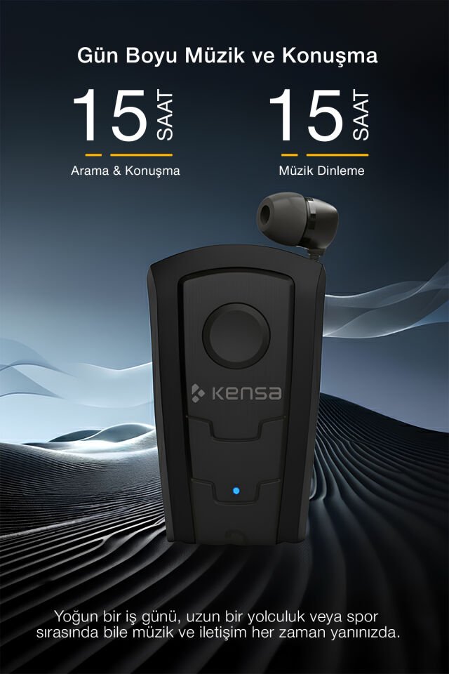 Makaralı Bluetooth Kulaklık