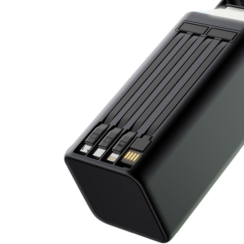 50.000 mAh Outdoor Işıklı Hızlı Şarj Powerbank