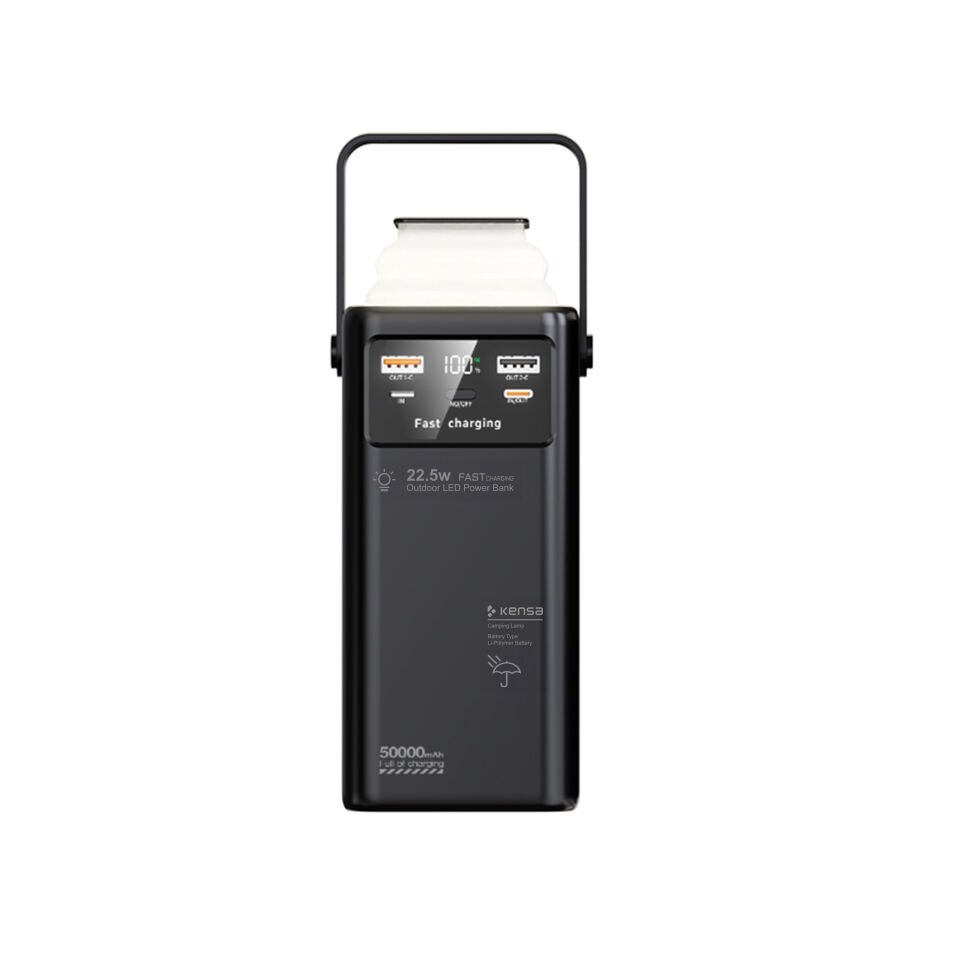 50.000 mAh Outdoor Işıklı Hızlı Şarj Powerbank