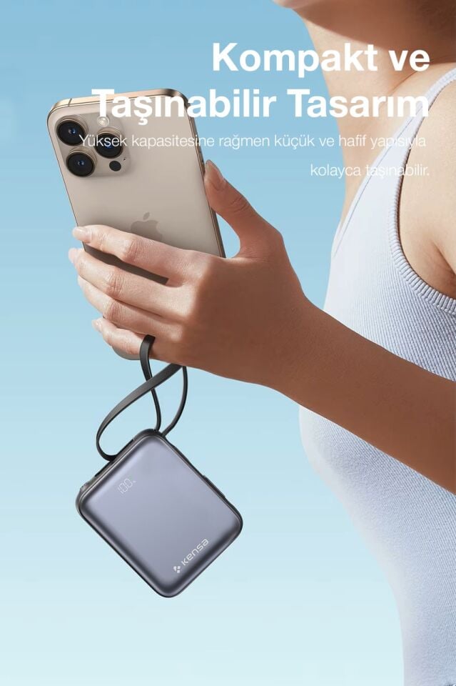 20.000 mAh 45W Hızlı Şarj Powerbank