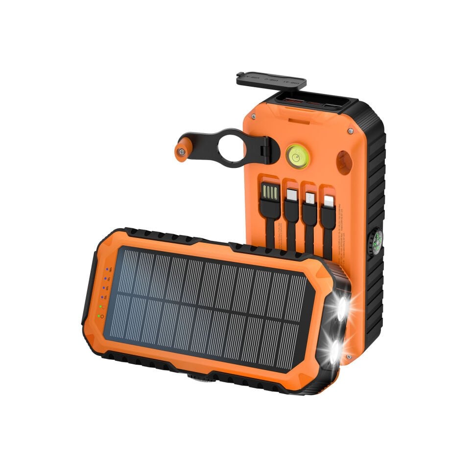 20.000 mAh  Güneş Enerjili Powerbank