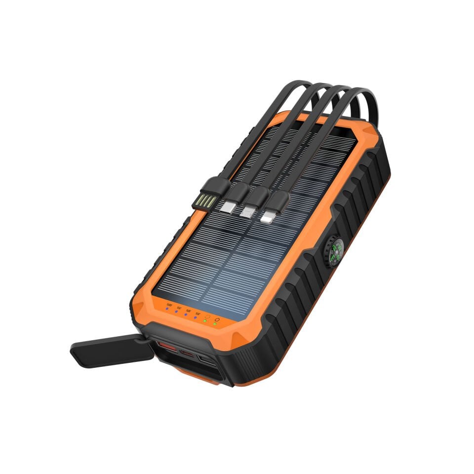 20.000 mAh  Güneş Enerjili Powerbank