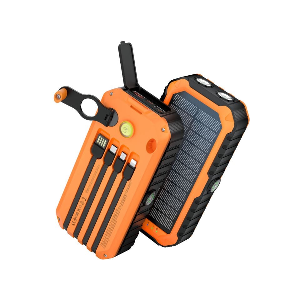 20.000 mAh  Güneş Enerjili Powerbank