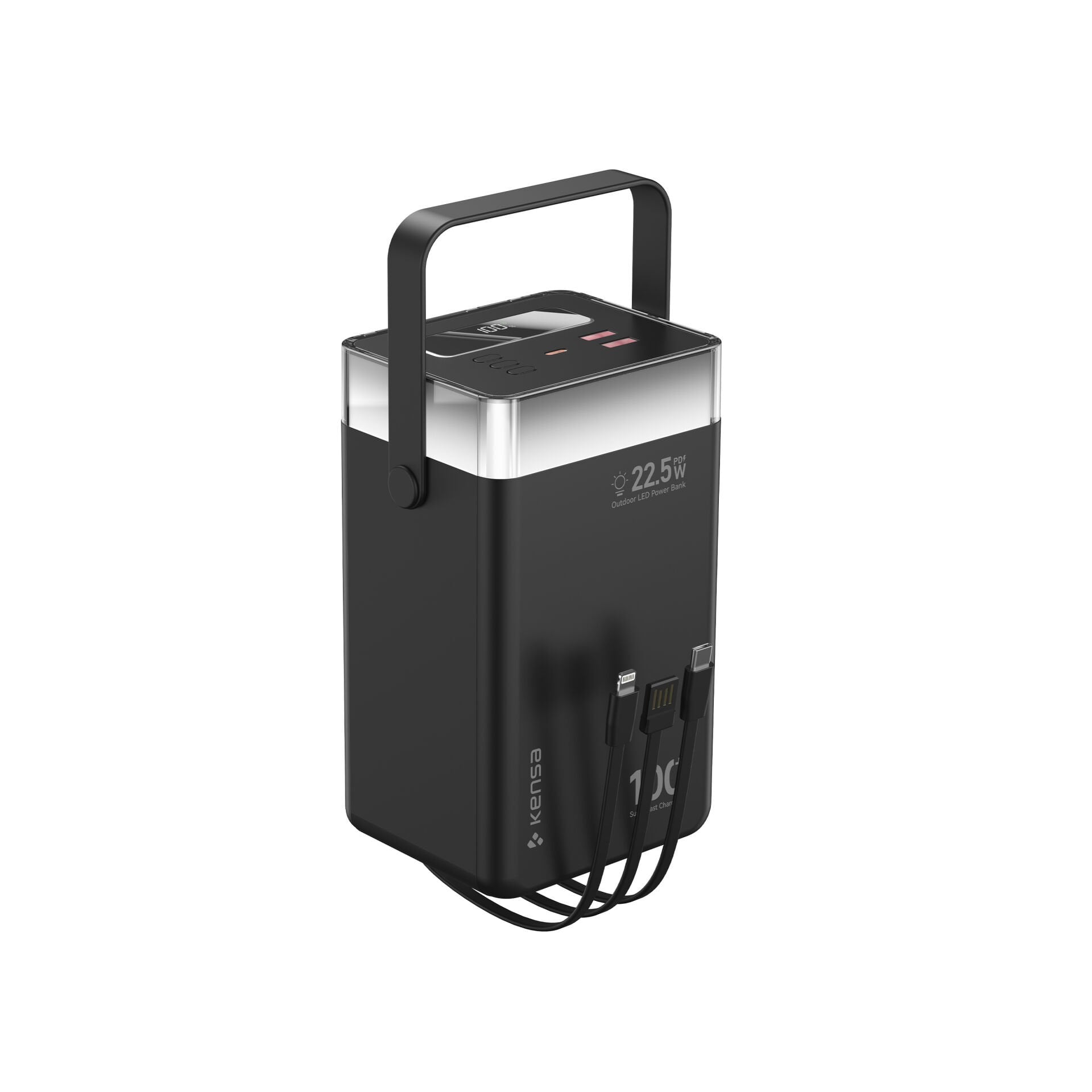 100.000 mAh LED Işıklı Powerbank