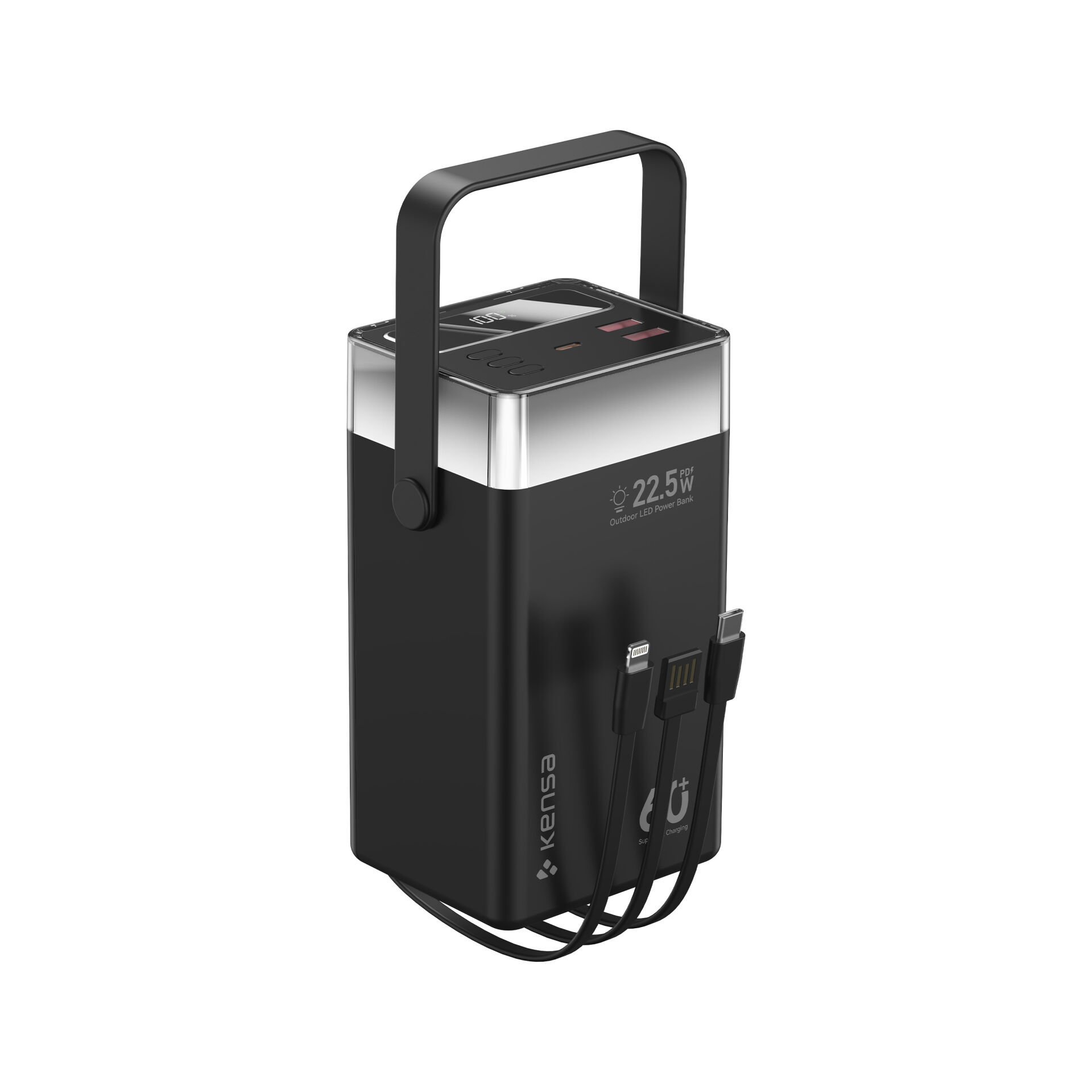 60.000 mAh Süper Kapasiteli LED Işıklı Powerbank