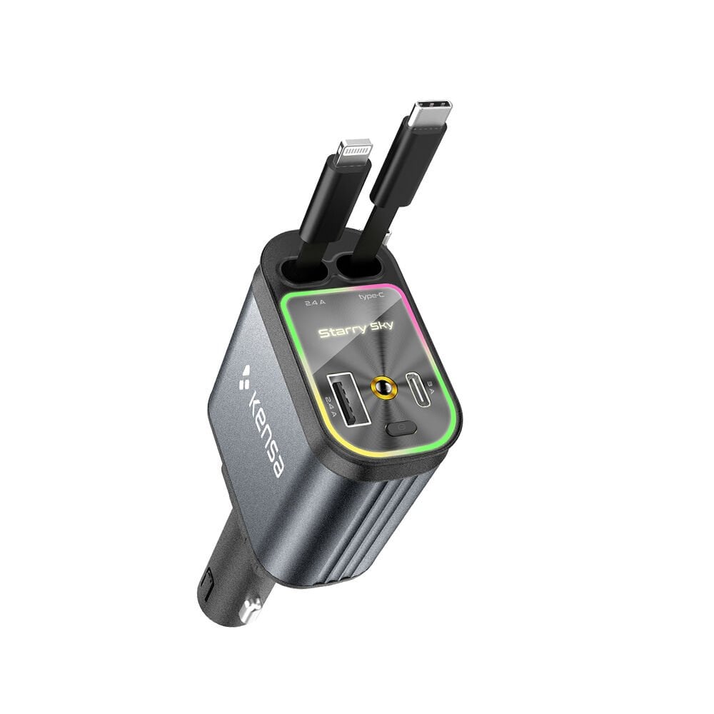 100W LED Atmosfer Işıklı Araç Şarj Cihazı