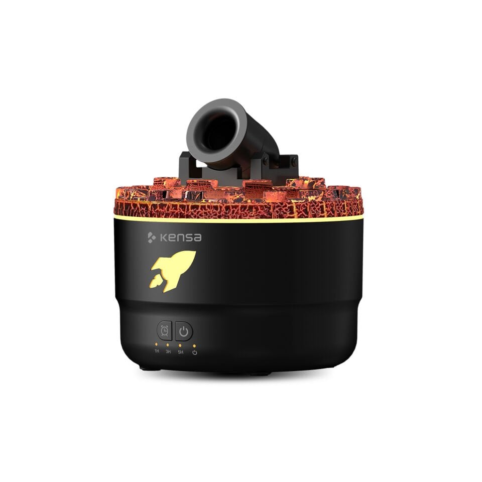 Volkanik Işıklı Ultrasonik Aromaterapi Difüzör