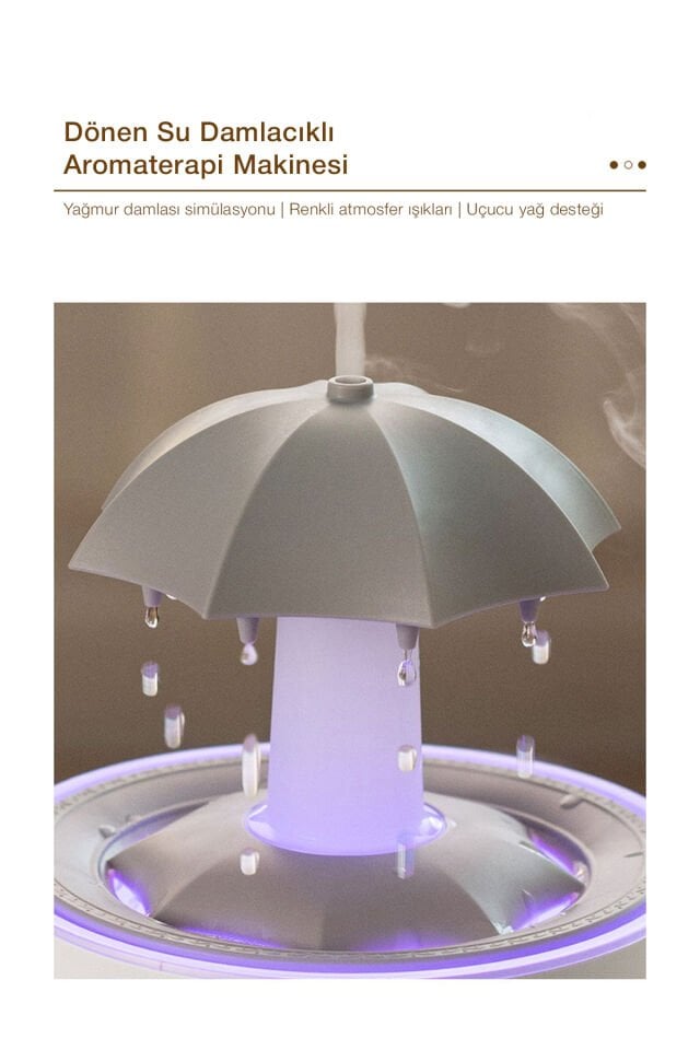Su Damlası Efektli Aromaterapi & Hava Nemlendirici