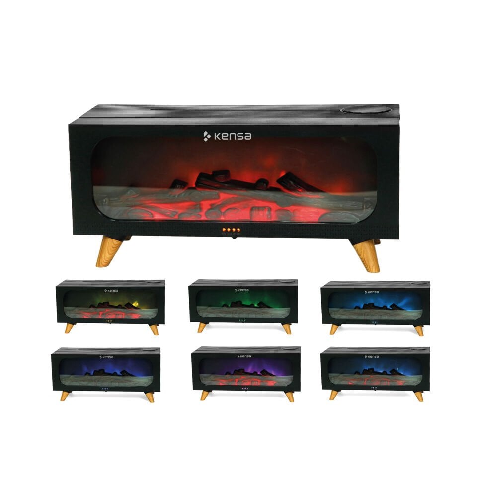 Şömine Alev Efektli Aromaterapi Nemlendirici