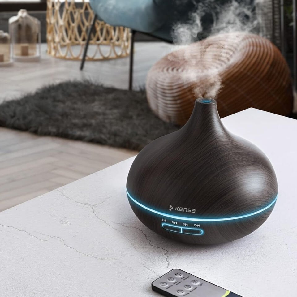 Ultrasonik Aromaterapi Difüzörü & Hava Nemlendirici