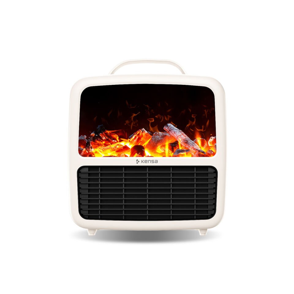 2000W 3D Alev Efektli Mini Elektrikli Isıtıcı