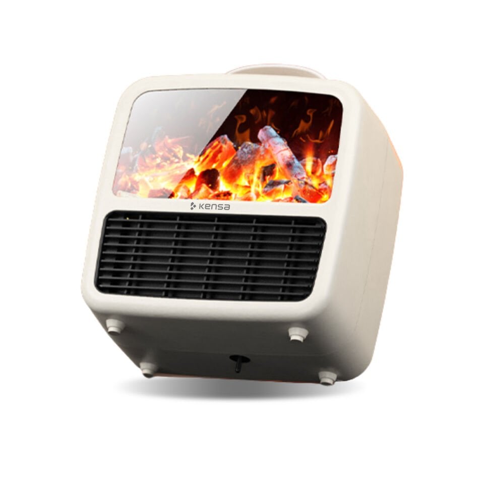 2000W 3D Alev Efektli Mini Elektrikli Isıtıcı
